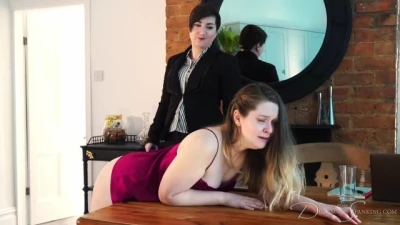 The Heiress - the Boss's Daughter Gets 10 Hard Strokes with the Heavy Company Paddle