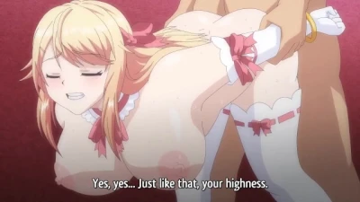 Busty Princess Loves to Ride Cock and take it up the Ass | Hentai Anime