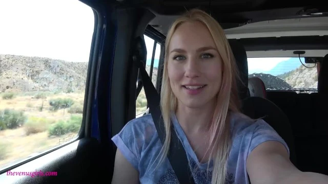 CAR TRIP CUCK - SEXY CUCKTRESS JOLENE HEXX TAUNTS YOU ON THE ROAD