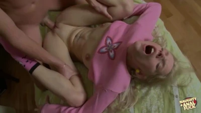 The first thing in the Morning that the Blonde wants is a Thick Anal Creampie