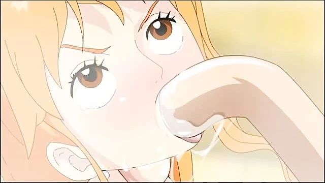 Drawn Hentai - One Piece Porn Luffy Heats up Nami