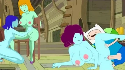 Drawn Hentai - Adventure Time Porn Bikini Babes Time