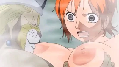 Drawn Hentai - One Piece Porn Nami Extended Bath Scene