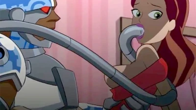 Drawn Hentai - Teen Titans Porn Cyborg the Fucking Machine