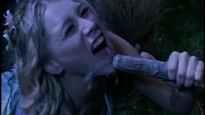 Juicy Lips Blonde Chick gives a Blowjob to a Live Tree in a Mystical Forest