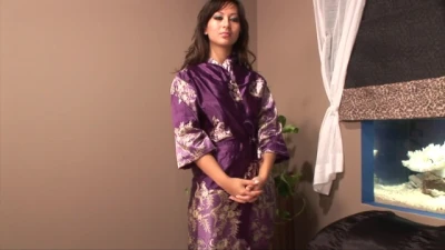 KBeech - Cute Asian Masseuse Massages 2 Dicks at once