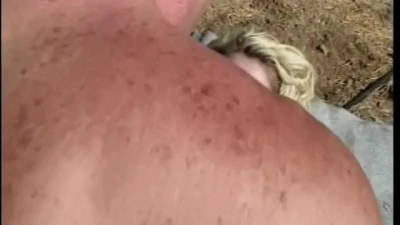 Blonde MILF with White Skin Gets Fucked by a Tanned Cowhand