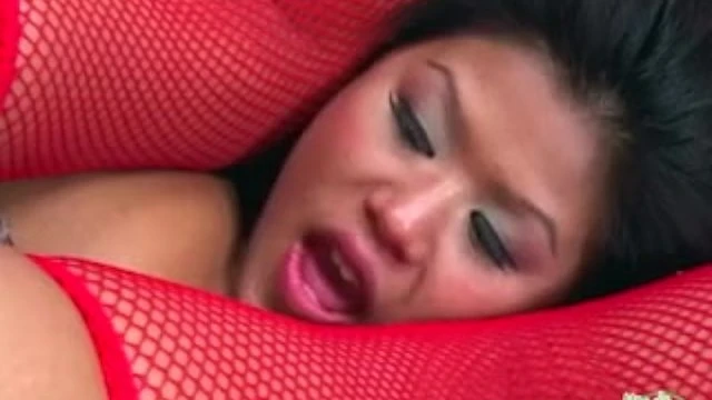 Catching the Brunette getting Plowed made the Asian Start a Foursome with DP and Anal