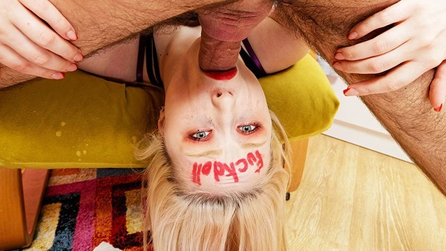 Extreme Movie Pass - Real Fuck Doll Gets Extreme Rough Big Dick Face Fucked