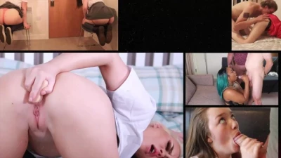 Hot British Schoolgirl Sucks Anonymous Cock at the Milking Table