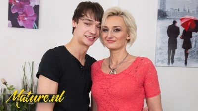 Skinny Blonde MILF Desperately needs a Big Dick in her Pussy & Mouth