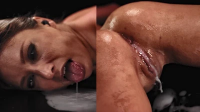 Horny Hentai Girl Begging for Monster Cock - Lots of Ahegao DP Creampie & Anal all the way through