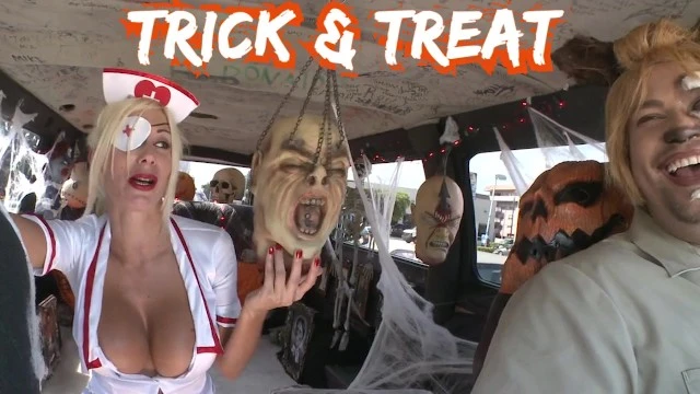 BANGBROS - Halloween Special with Puma Swede on the Bang Bus #FBF