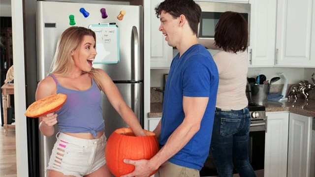 Bratty Sis - Step Sis "why would I want to Give my Step Brother a Hand Job in a Pumpkin?!"