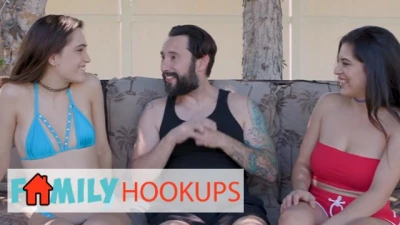 Family Hook Ups - Naughty Babe Brooke Haze take her Relationship to another Level with Gabriela Lop