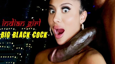Filmy Fantasy - Indian Girl Takes Big Black Cock